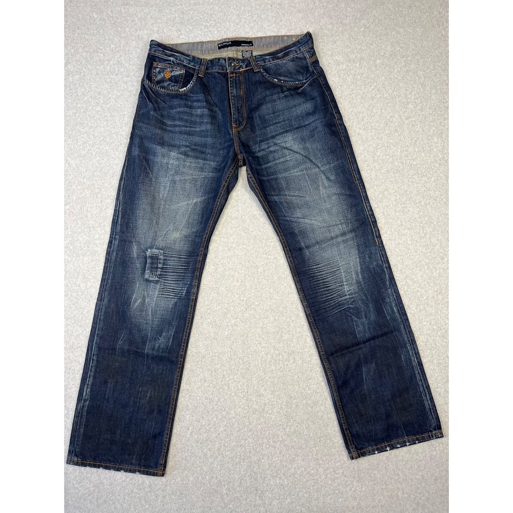 Vintage Rocawear Jeans Mens 36x33 Blue Original Fit‎ Straight Leg Streetwear